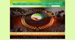 Desktop Screenshot of bukitasamfoundation.com